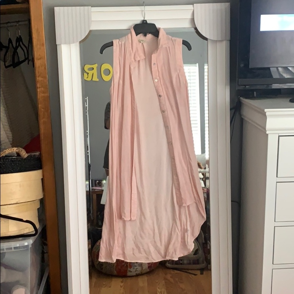 Long Top / Cardigan PINK